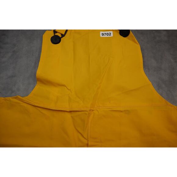 Neese Overall Pants Mens XL Yellow Workwear Waterproof Deluxe Rain Overalls - Picture 11 of 16